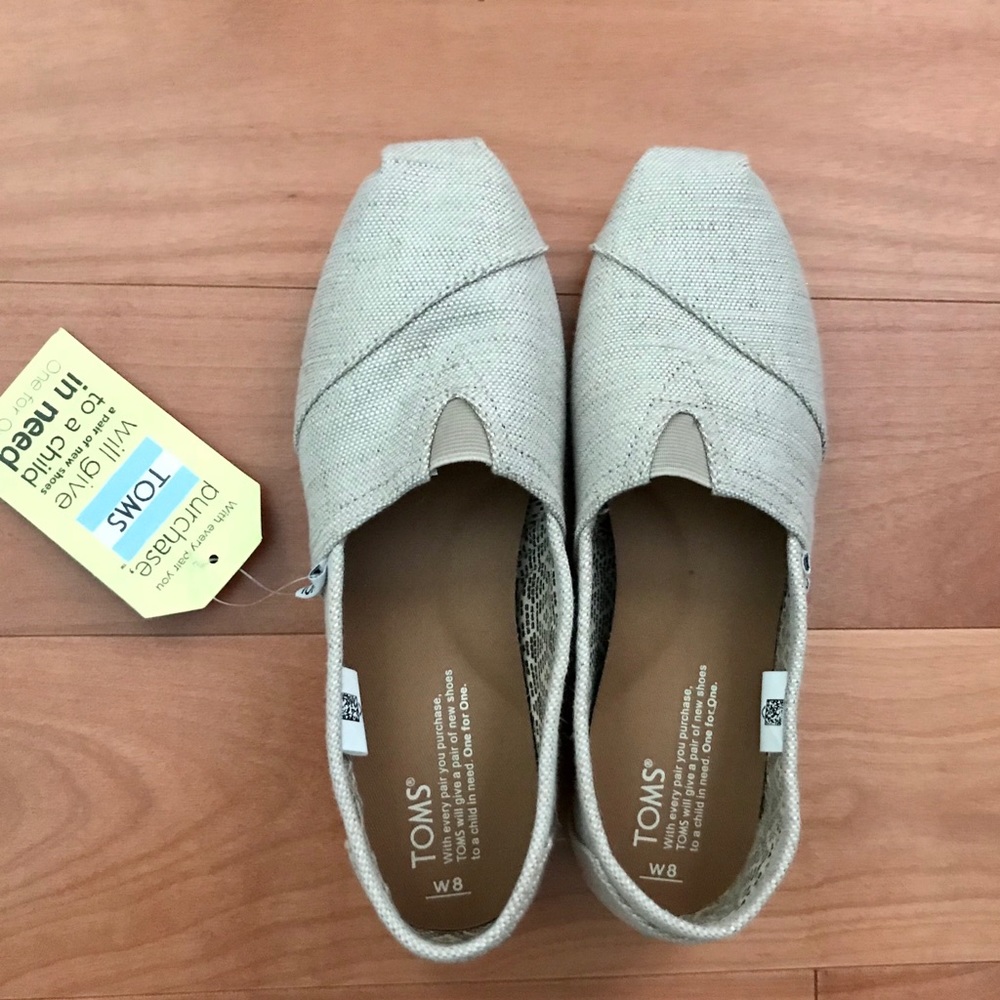 TOMS Burlap Classics, Size 8